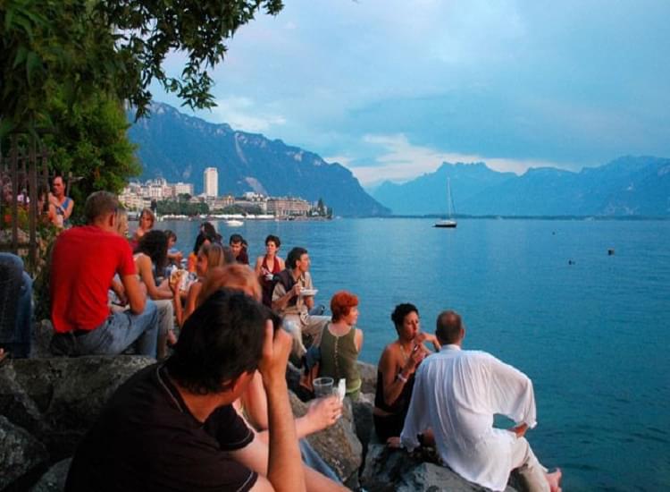 The Montreux Jazz Festival on Lake Geneva is Best Place for Travel